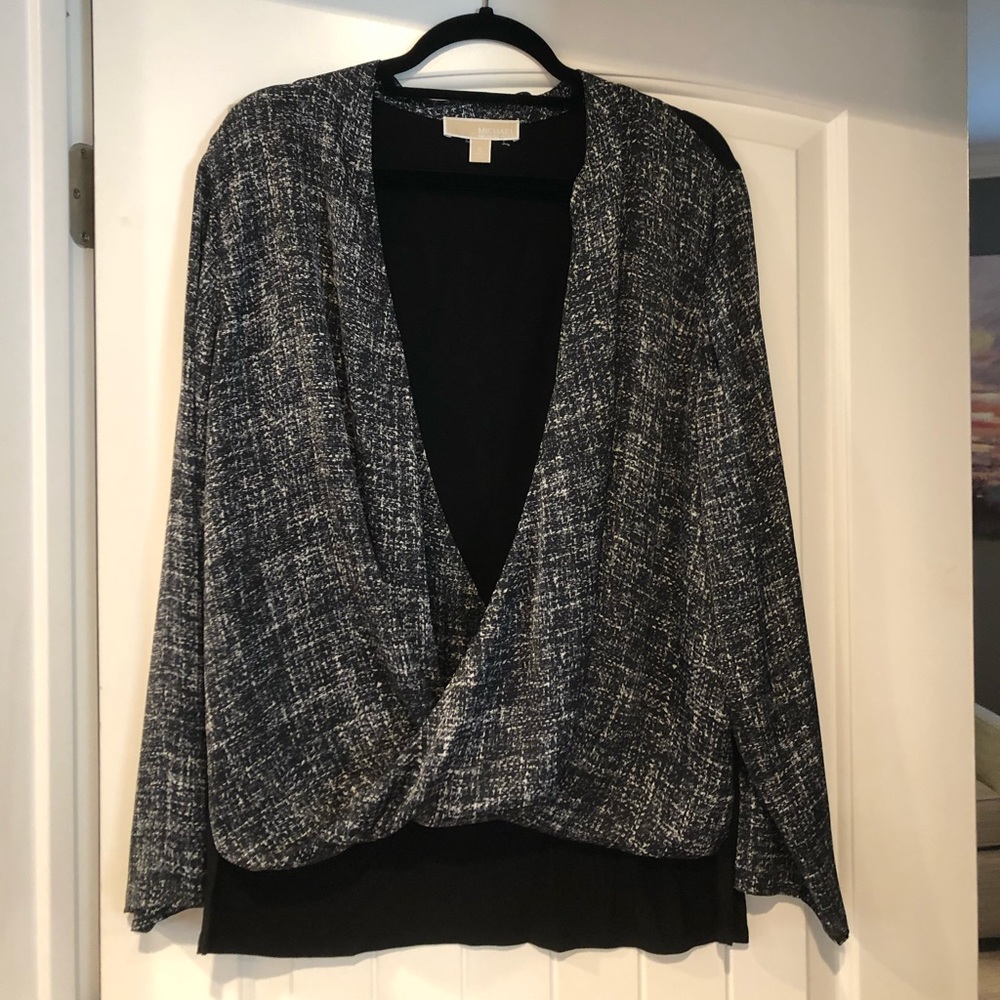 MICHAEL by Michael Kors long sleeve blouse XL